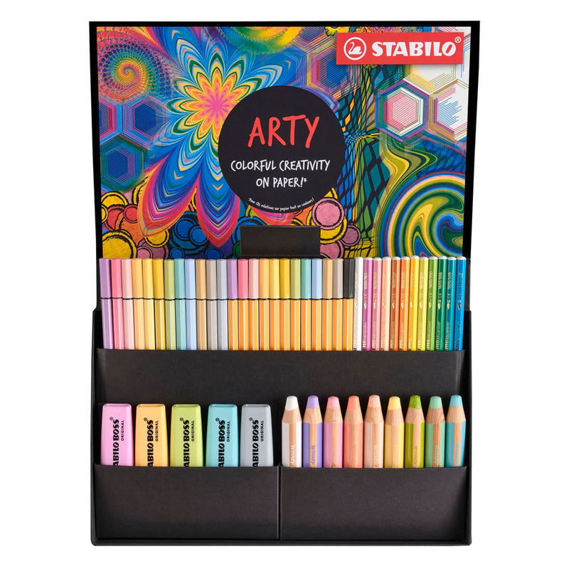Load image into Gallery viewer, Stabilo arty pastel boss, woody, pen 68, point 88, aquacolor - 50dlg.