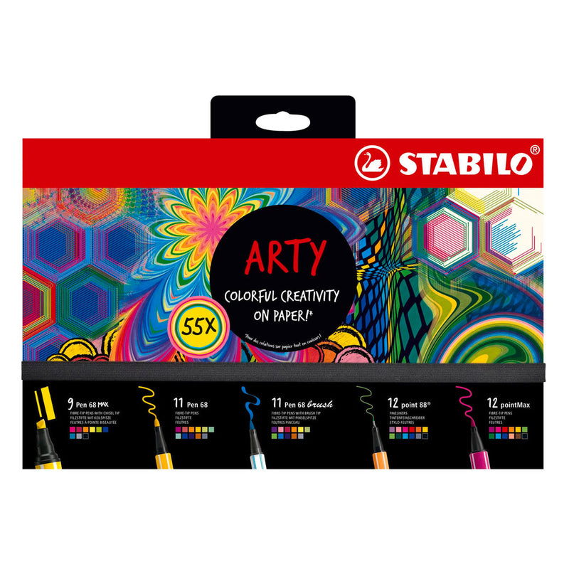 Load image into Gallery viewer, Stabilo arty assortiment kleurstiften - 55dlg.