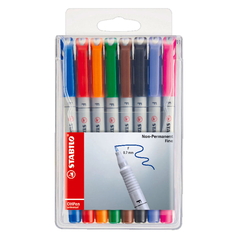 Load image into Gallery viewer, Stabilo ohpen fijn uitwisbare marker in etui - 8dlg.