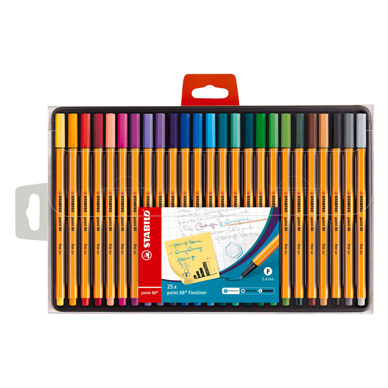 Load image into Gallery viewer, Stabilo point 88 fineliners in etui - 25dlg.