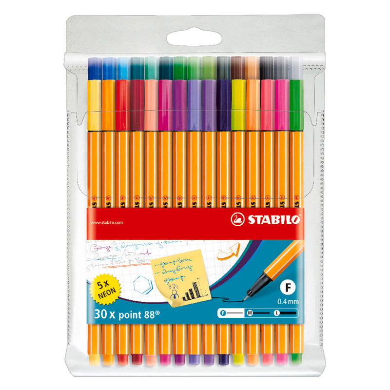 Load image into Gallery viewer, Stabilo point 88 fineliners in etui - 30dlg.