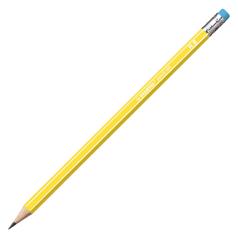 Load image into Gallery viewer, Stabilo pencil 160 hb grafietpotloden met gumtip - 4dlg.