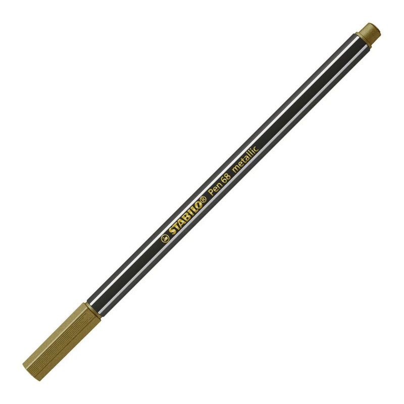 Load image into Gallery viewer, Stabilo pen 68 metallic viltstiften zilver goud koper - 3dlg.