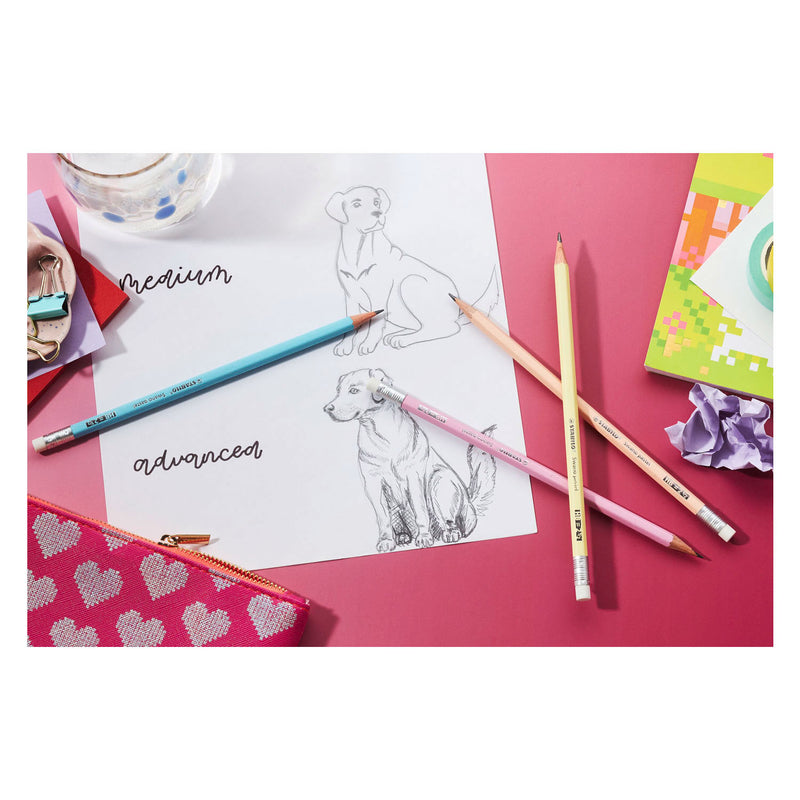 Load image into Gallery viewer, Stabilo swano pastel hb grafietpotloden met gumtip - 4dlg.