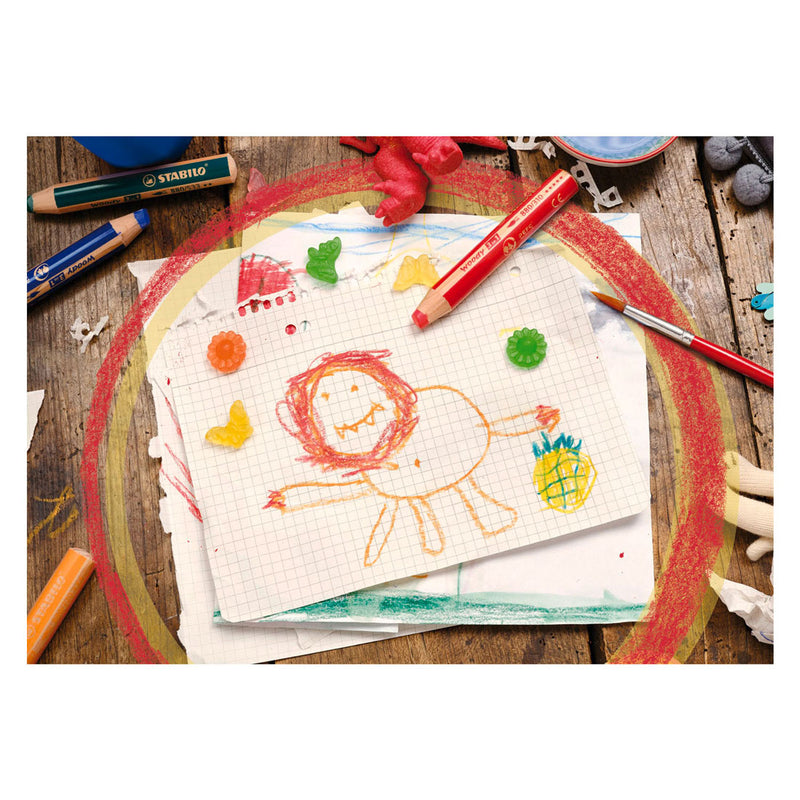 Load image into Gallery viewer, Stabilo woody 3in1 multitalent kleurpotloden in kunststof doos - 38dlg. met 3 puntenslijpers