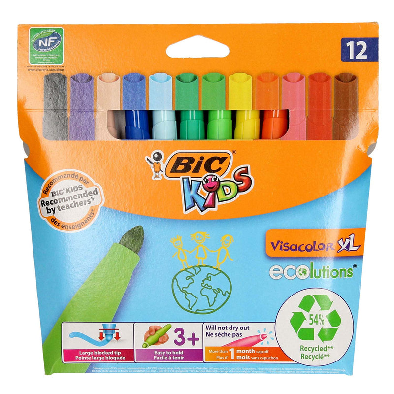 Afbeelding laden in galerijviewer, Bic kids visacolor xl ecolutions, 12st.