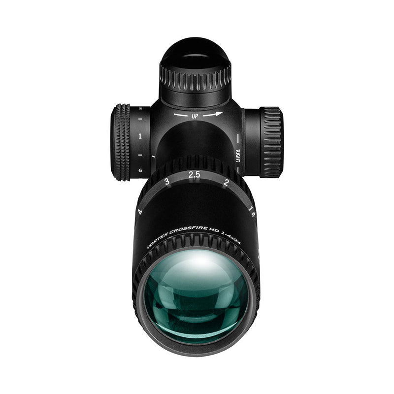 Load image into Gallery viewer, Vortex crossfire hd 1-4x24 richtkijker, verlicht dead-hold 2a bdc dradenkruis (moa)