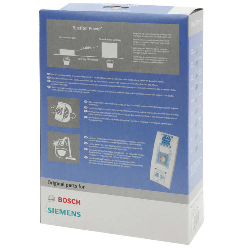 Load image into Gallery viewer, Bosch Siemens SIEMENS BBZ51FGALL Stofzuigerzak Type G PowerProtect Stofzak