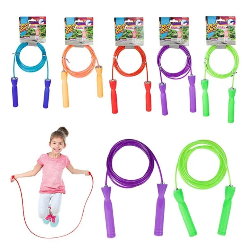 Afbeelding laden in galerijviewer, Toi-toys toi toys play out springtouw met metalen draad 280cm 5 assorti