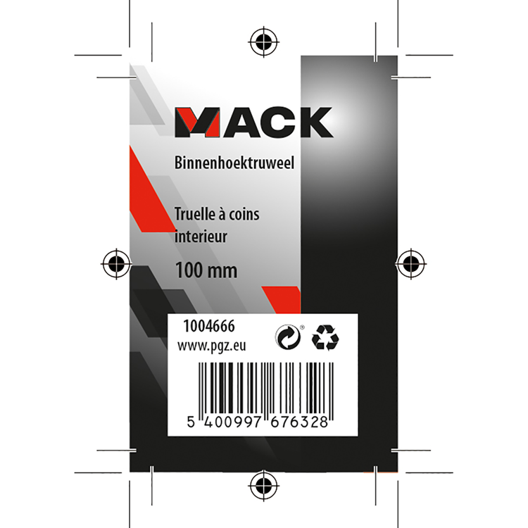 Load image into Gallery viewer, Mack 1004666 - scherp binnenhoektr 100 | 3 stuks