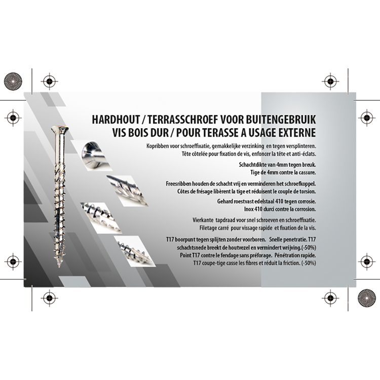 Load image into Gallery viewer, Mack 1004975 - terrasschroef ss410 200st5,0 4,0x60mm | 6 stuks