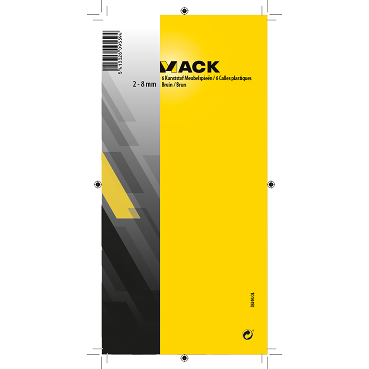 Load image into Gallery viewer, Mack 1014492 - 6 kunststof meubelspieen | 5 stuks