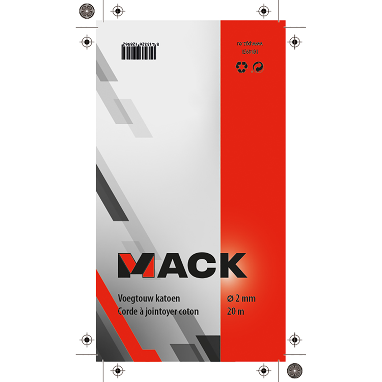 Load image into Gallery viewer, Mack 1014951 - voegtouw katoen 2mm-20m | 5 stuks