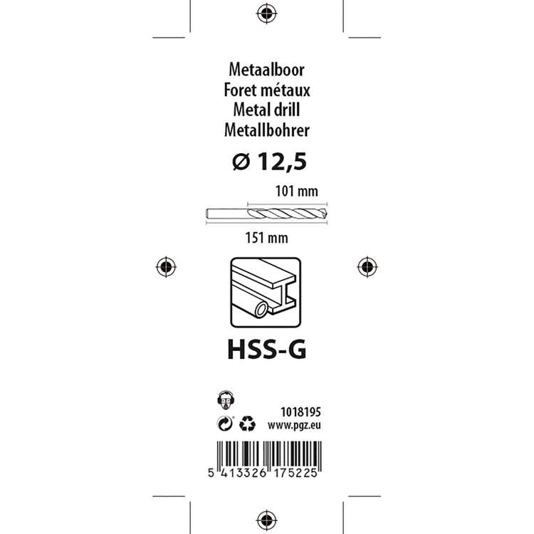 Load image into Gallery viewer, Mack 1018195 - metaalboor hss g din 338 ø 12,5 x 151 mm | 5 stuks
