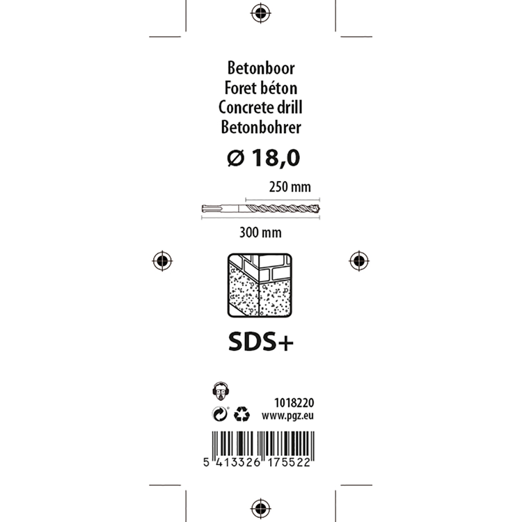 Load image into Gallery viewer, Mack 1018220 - hamerboor sds + 18x300mm | 5 stuks