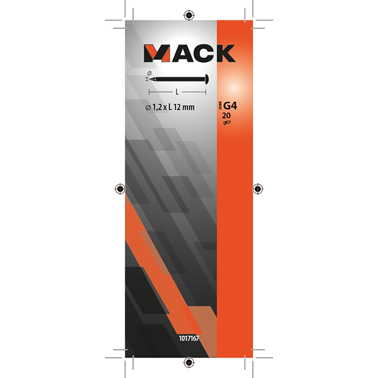 Load image into Gallery viewer, Mack 1017167 - nagel bolle kop messing 20 gr 1,2 x 12 mm | 10 stuks