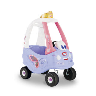 Load image into Gallery viewer, Little tikes cozy coupe fairy loopauto 75x42x86 cm roze paars