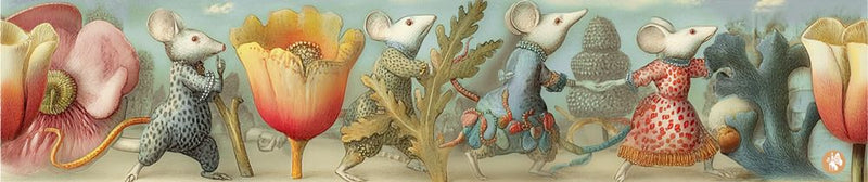 Load image into Gallery viewer, Rondo125 muziekje: une souris verte. une