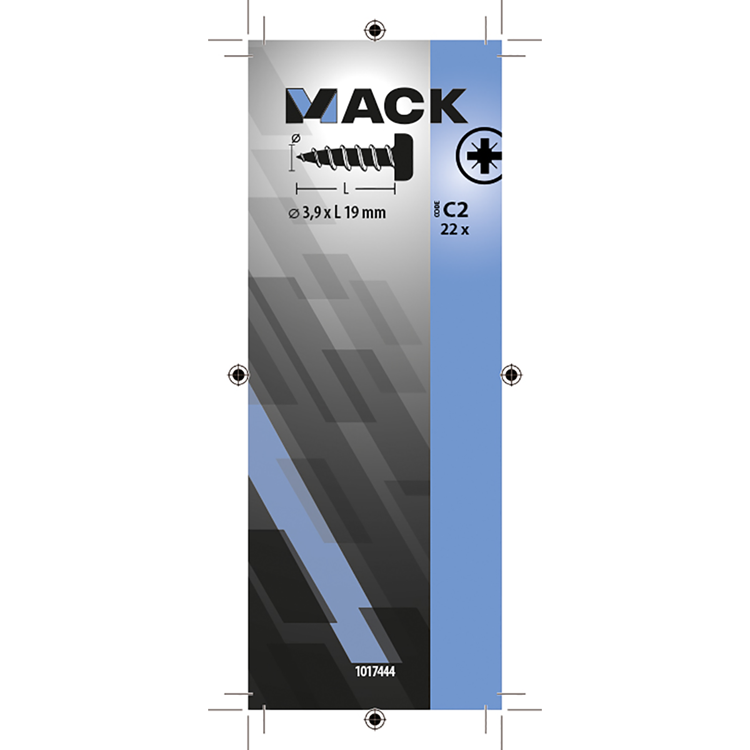 Load image into Gallery viewer, Mack 1017444 - zelftappende schroef cyl kop verz. 22st 3,9 x 19 mm | 10 stuks