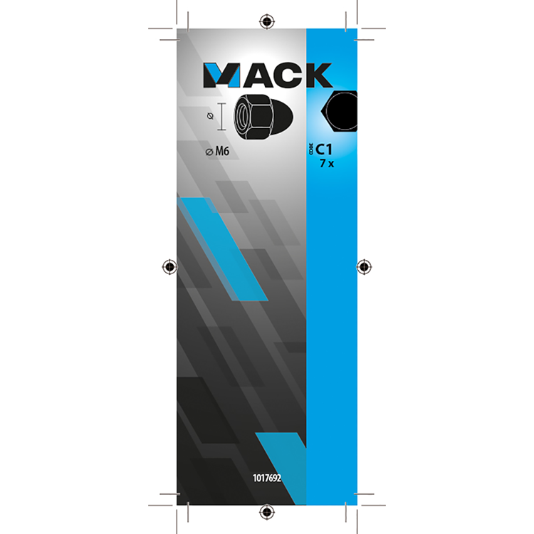 Load image into Gallery viewer, Mack 1017692 - zeskant dopmoer staal verzinkt7 st m6 | 10 stuks