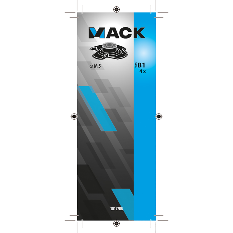 Load image into Gallery viewer, Mack 1017708 - inslagmoer staal verzinkt 4 st m5 | 10 stuks