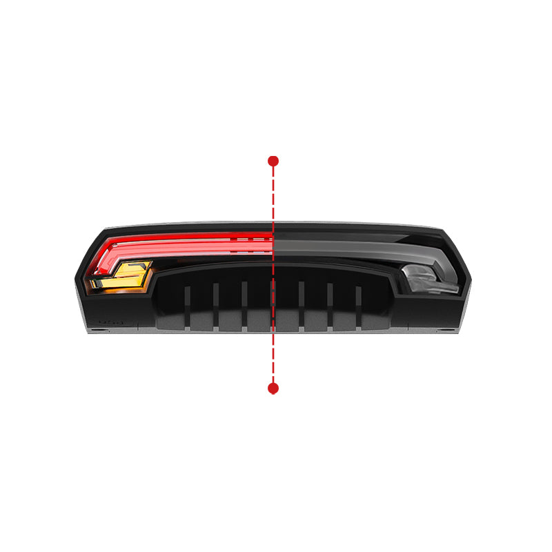 Load image into Gallery viewer, Meilan laser achterlicht met afstandbediening usb x5