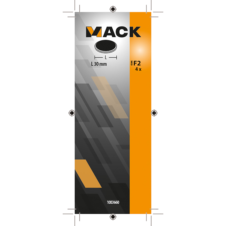 Load image into Gallery viewer, Mack 1003660 - bordmagneet kunststof blauw 4st 30 mm | 10 stuks