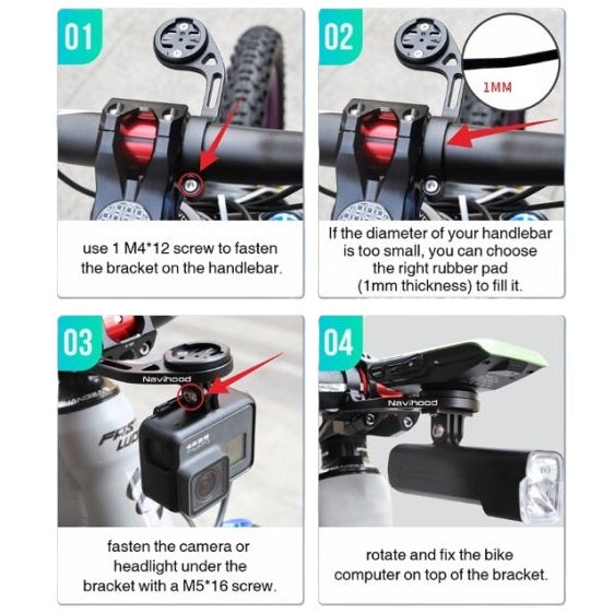 Load image into Gallery viewer, Navihood stuurhouder aluminium c4