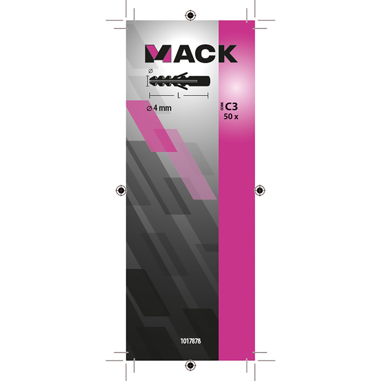 Load image into Gallery viewer, Mack 1017878 - plug polyethyleen 50 st 4 mm | 10 stuks