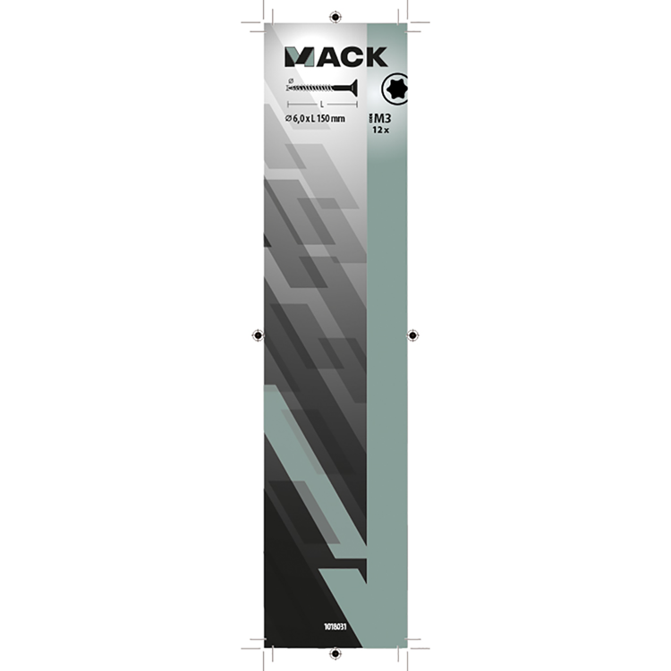 Load image into Gallery viewer, Mack 1018031 - spaanplschr.vzkop-zelfb. geelverz. 12 st 6,0 x 150 mm | 5 stuks