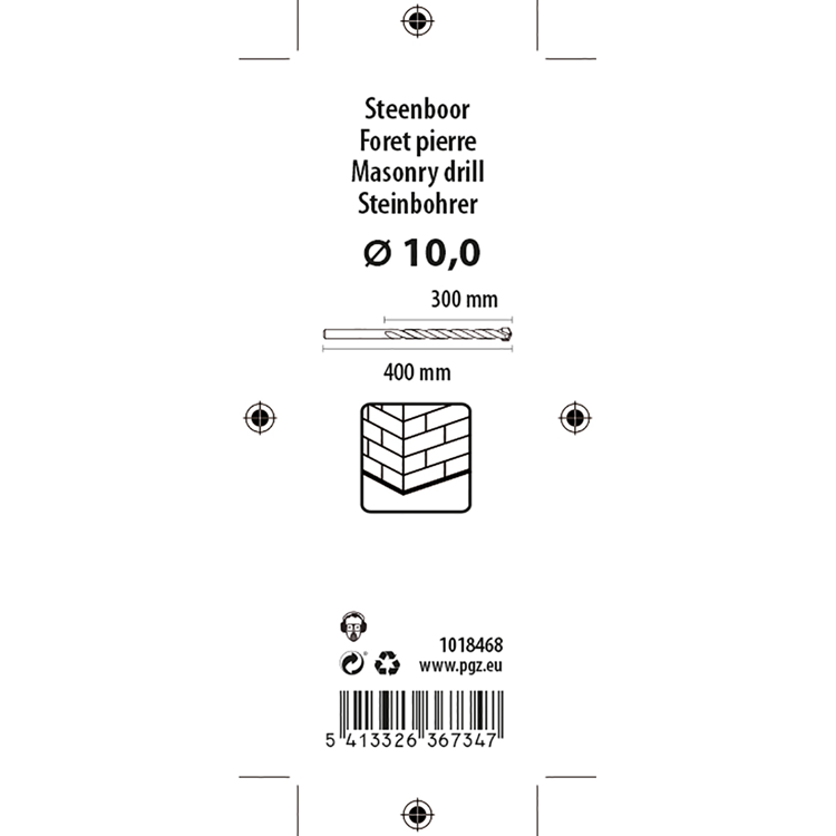 Load image into Gallery viewer, Mack 1018468 - betonboor din 8039 ø 10,0 x 400 mm | 5 stuks
