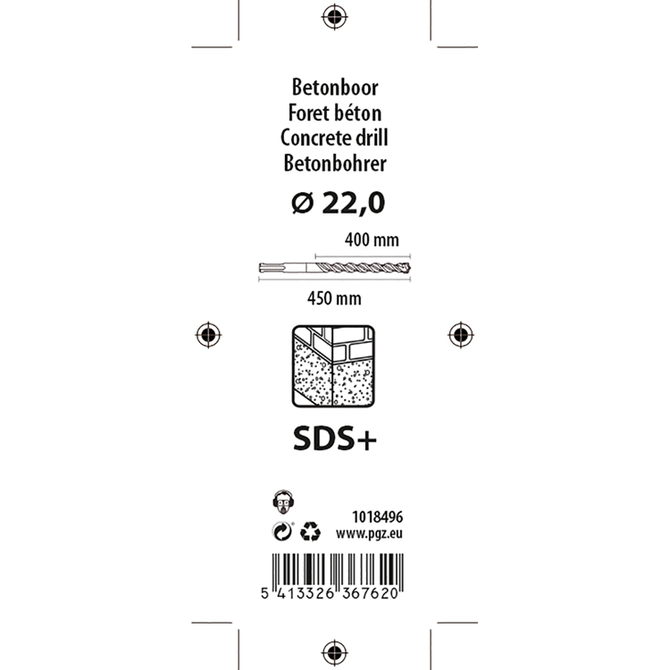 Load image into Gallery viewer, Mack 1018496 - sds-hamerboor sds + 22x450mm | 5 stuks