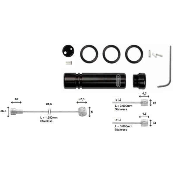 Load image into Gallery viewer, Universele kabelsplitter set Elvedes met optionele ABS functie (op kaart)