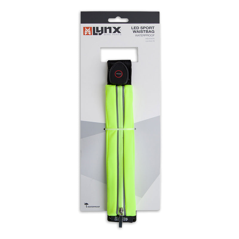 Load image into Gallery viewer, Lynx reflecterende led heuptas hardloopriem usb