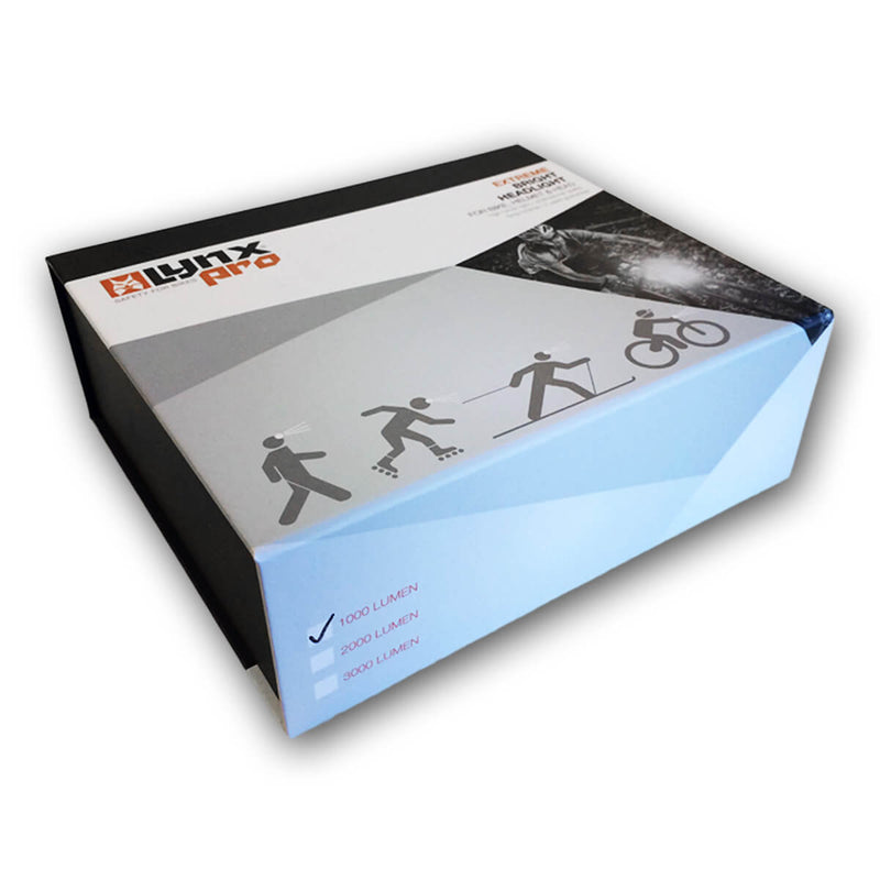 Load image into Gallery viewer, Lynx pro koplamp extreem 1000 lumen oplaadbaar