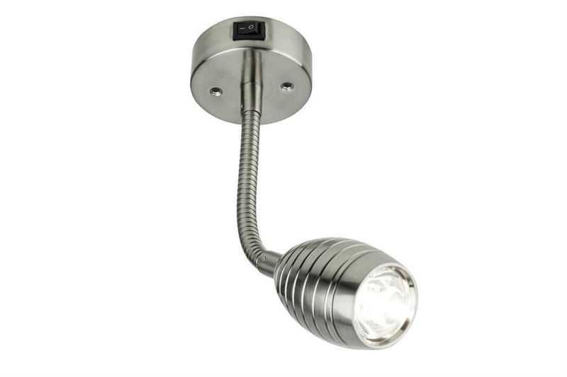 Afbeelding laden in galerijviewer, Neso flex wandlamp met flexibele arm - mat chroom - zonder verkoopverpakking
