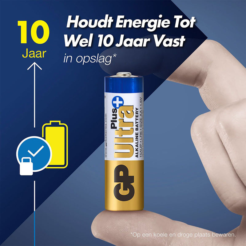 Load image into Gallery viewer, Gp ultra plus alkaline aa-batterijen 4pk