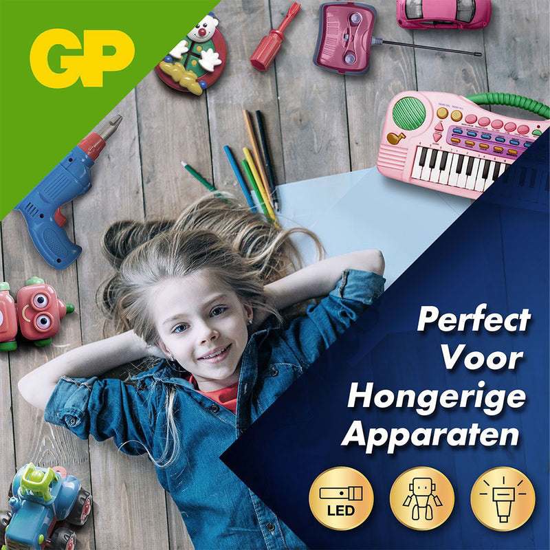 Load image into Gallery viewer, Gp ultra plus alkaline aa-batterijen 4pk