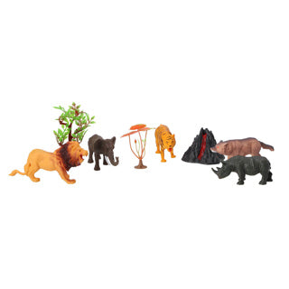 Load image into Gallery viewer, No brand wilde dieren set 8 delig | 4 stuks
