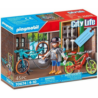 Load image into Gallery viewer, Playmobil 70674 gift set e-bike werkplaats | 2 stuks