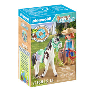 Load image into Gallery viewer, Playmobil Horses of Waterfall Ellie en Sawdust Speelset 71358