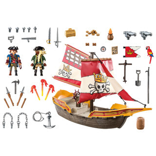 Load image into Gallery viewer, Playmobil pirates piratenschip - 71418