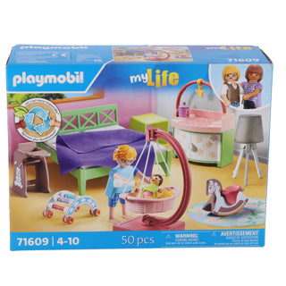 Load image into Gallery viewer, Playmobil 71609 slaapkamer met baby speelhoek