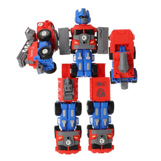 Load image into Gallery viewer, Robot transformeerbaar mega rood blauw