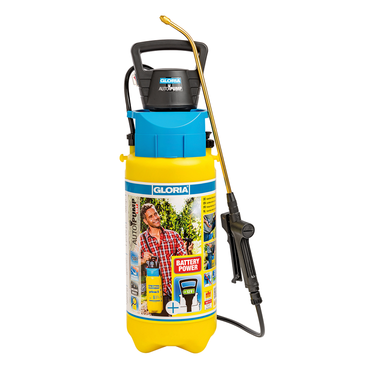 Afbeelding laden in galerijviewer, Gloria haus und garten 000910.0000 autopump set accu-druksproeier 5 l