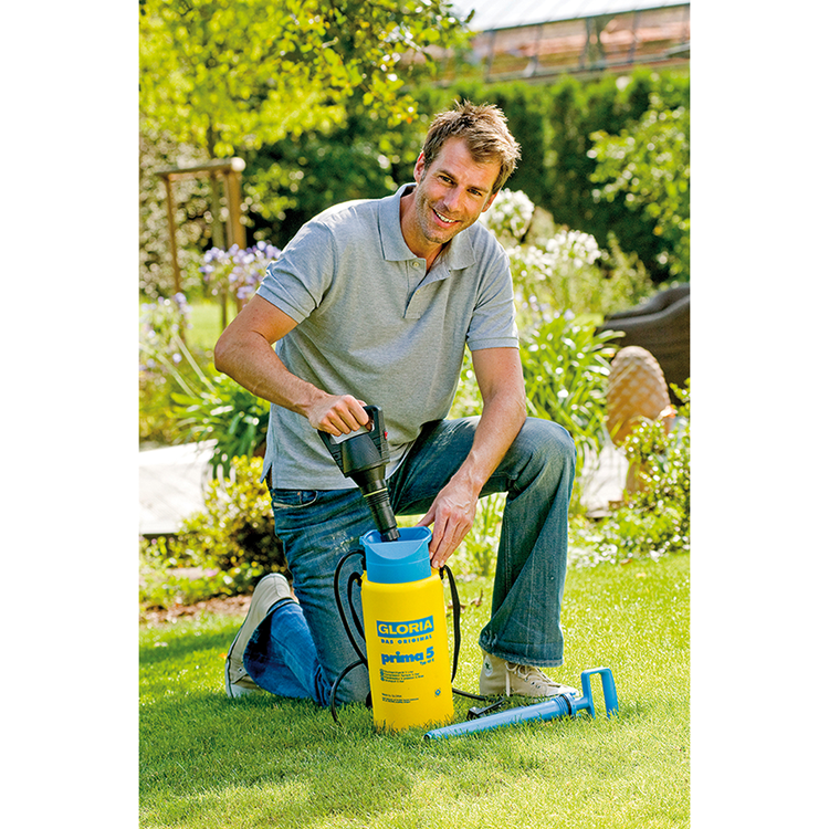 Afbeelding laden in galerijviewer, Gloria haus und garten 000910.0000 autopump set accu-druksproeier 5 l