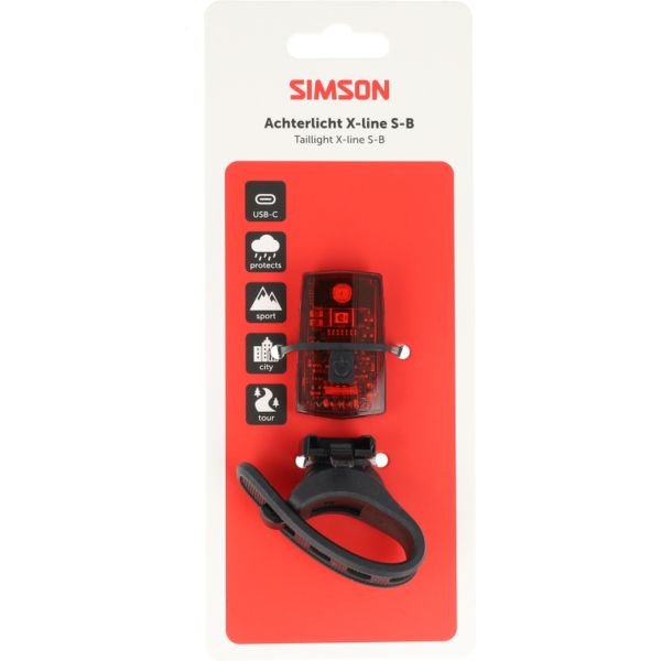 Load image into Gallery viewer, Simson aurora achterlicht x-line s