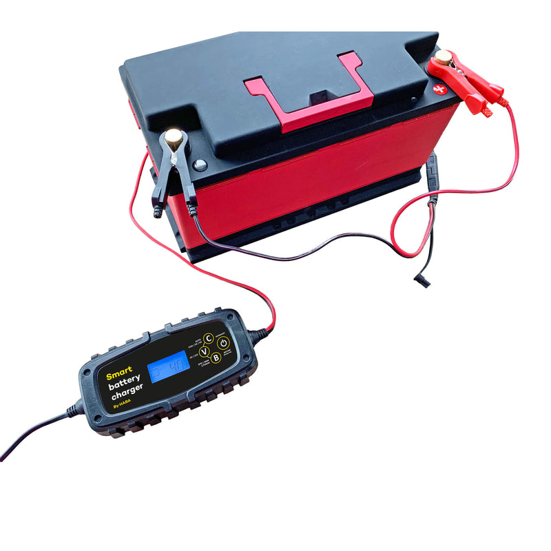 Afbeelding laden in galerijviewer, Smart battery charger slimme acculader voor lood, lithium en agm accu's
