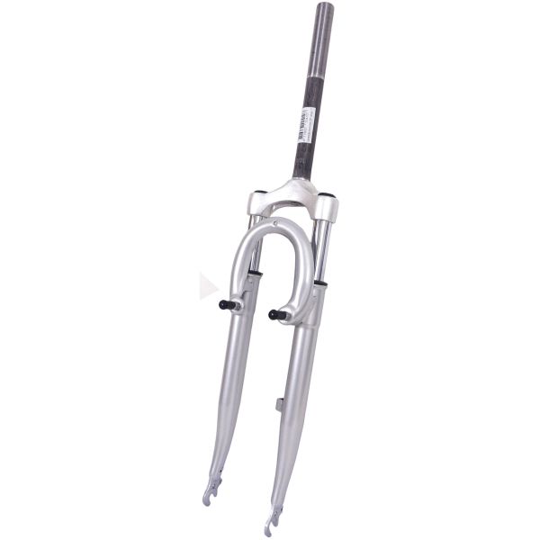 Load image into Gallery viewer, voorvork verend 28 inch hybride 1 inch zilver