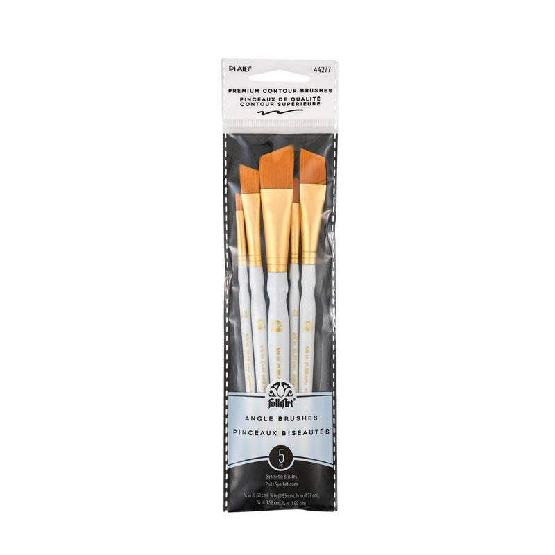 Load image into Gallery viewer, Folkart • angle brush set 5pcs
